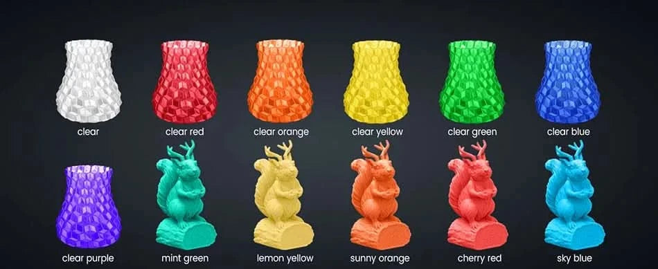 JAYO PLA Filament 1.75MM 10Rolls/set PLA 3D Printer Filament Multicolor For FDM 3D Printers Neatly Wound 3D Printing Materials