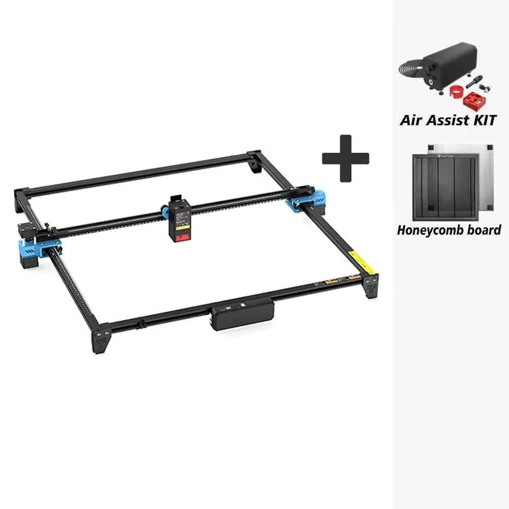 Twotrees TTS-20 Max Metal Laser Engraving Machine 600x600mm Work Area Laser Cutting Machine For Cutting MDF Acrylic Leather Wood