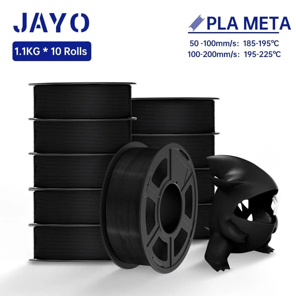 JAYO PLA / ABS / PETG / Silk / ASA /TPU /PLA+ Filament 10 Rolls 3D Printer Filament 1.75MM 0.65/1/1.1KG Neatly Wound 3D Filament