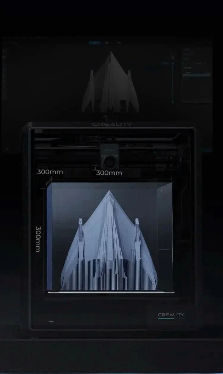 Creality k1/K1MAX /K1C 3D Printer Max. 32MM³/S Flow Hotend  Printing Speed 600MM /S Dual-gear Direct Drive Extruder