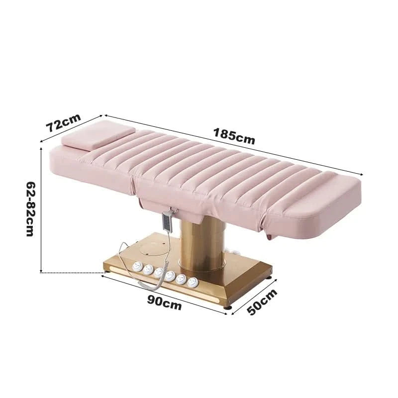 2025 Luxury Wooden Bed with LED Base 3-Motor Massage Bed Customizable Colorful Bed for Living Room-5R