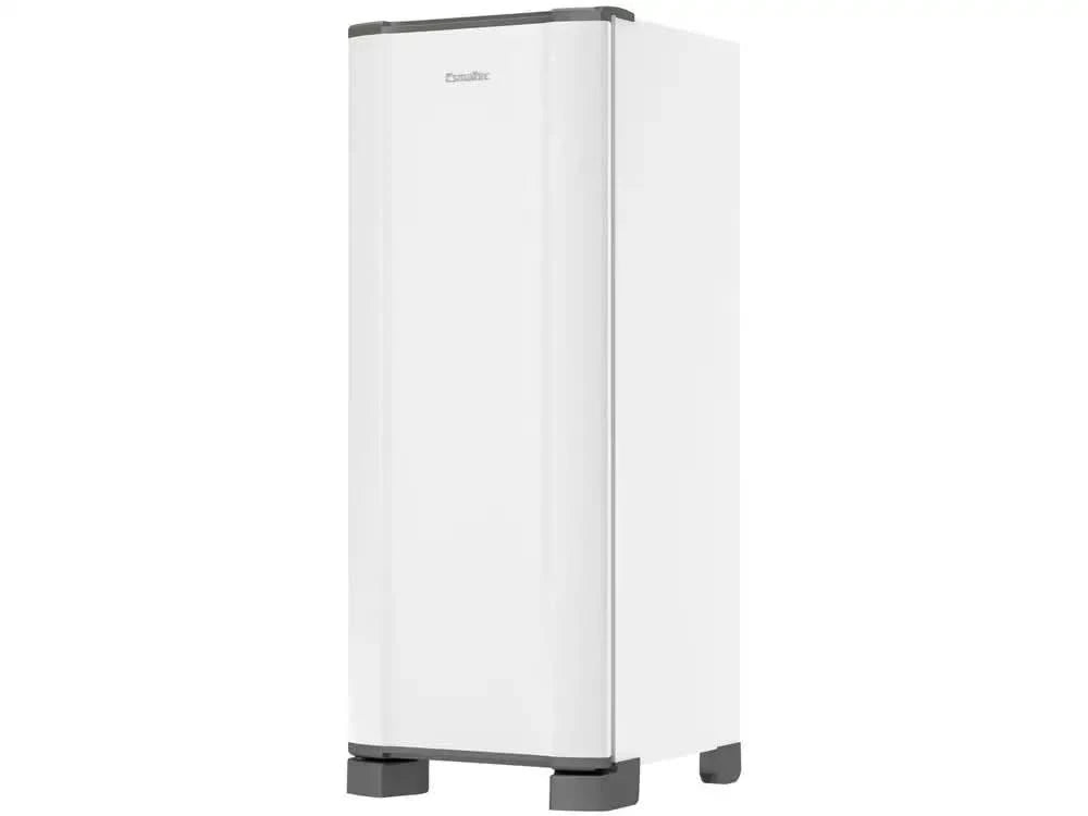 245L - 220V White Manual Decal Refrigerator/Cooler Esmaltec