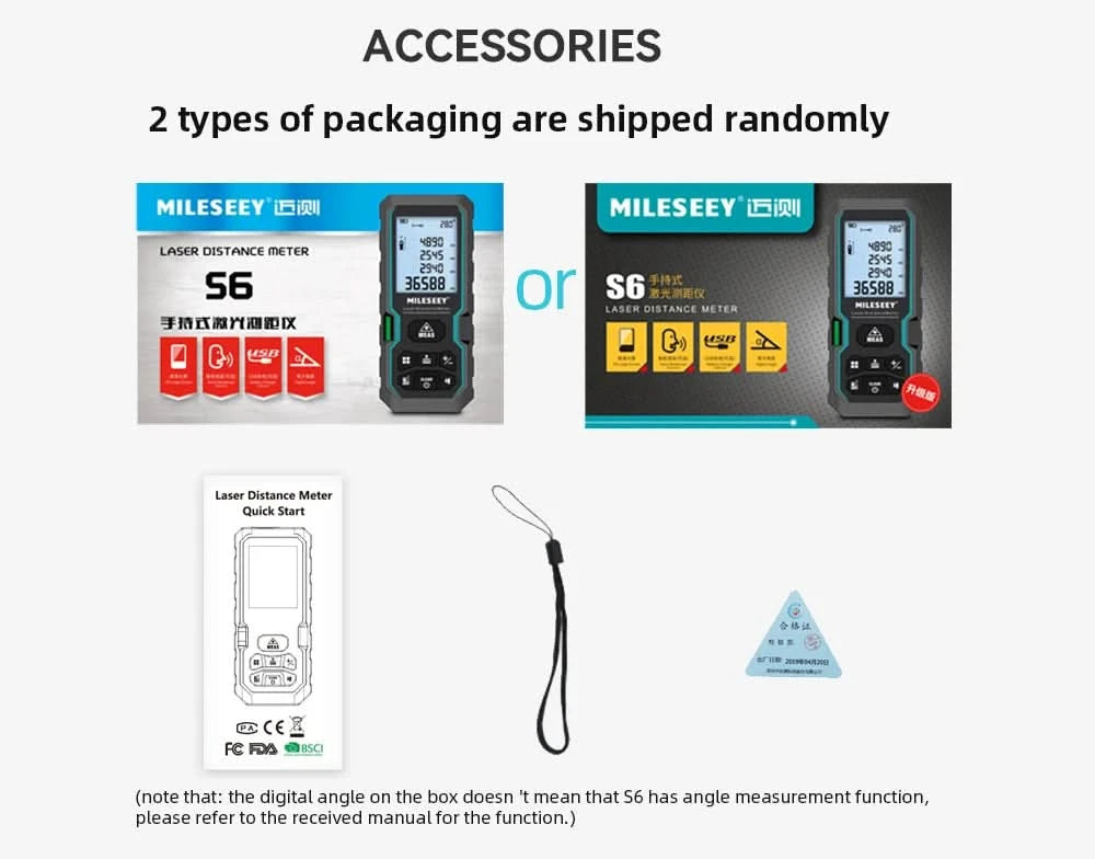 Mileseey X5 S6 Laser Tape Measure Laser Profesional Laser Distance Meter Trena Rangefinder Laser Metro Laser Range Finder