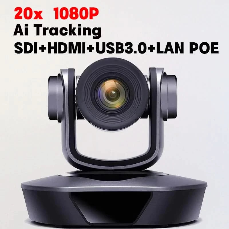 4K PTZ camera 10x 20x zoom HDMI,SDI,LAN,USB,NDI,POE,60FPS,30FPS Video conference camera Supporting church live broadcast