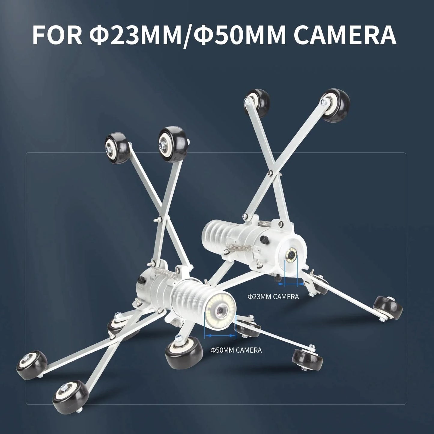 The Wheel Guide of the Pipe Inspection Camera and Drain Sewer Pipeline Industrial Endoscope camera Head Skid Protector
