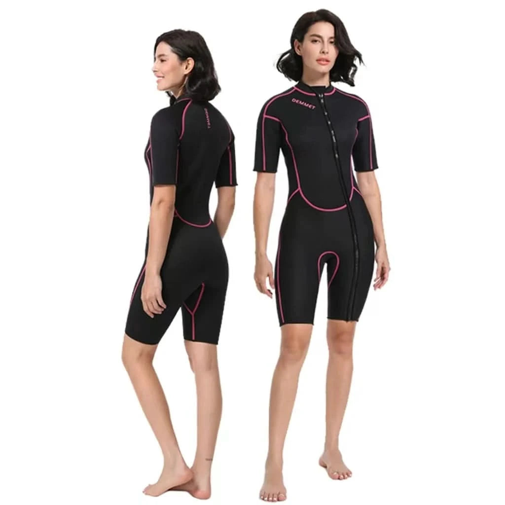 Scuba wetsuit 1.5MM-3MM One-piece neoprene Men Women Full Body Wetsuit Sunscreen White Warm Swimsuit Swimming Surfing Snorkeling