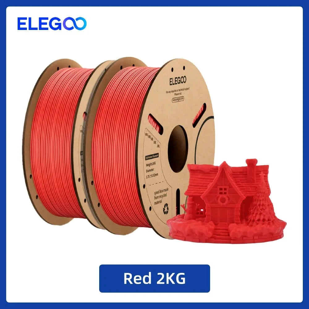 ELEGOO 1.75mm PLA Filament 1kg Plastic 3D PLA for 3D Printer Consumables Material for FDM 3D Printer NEPTUNE 3 PRO