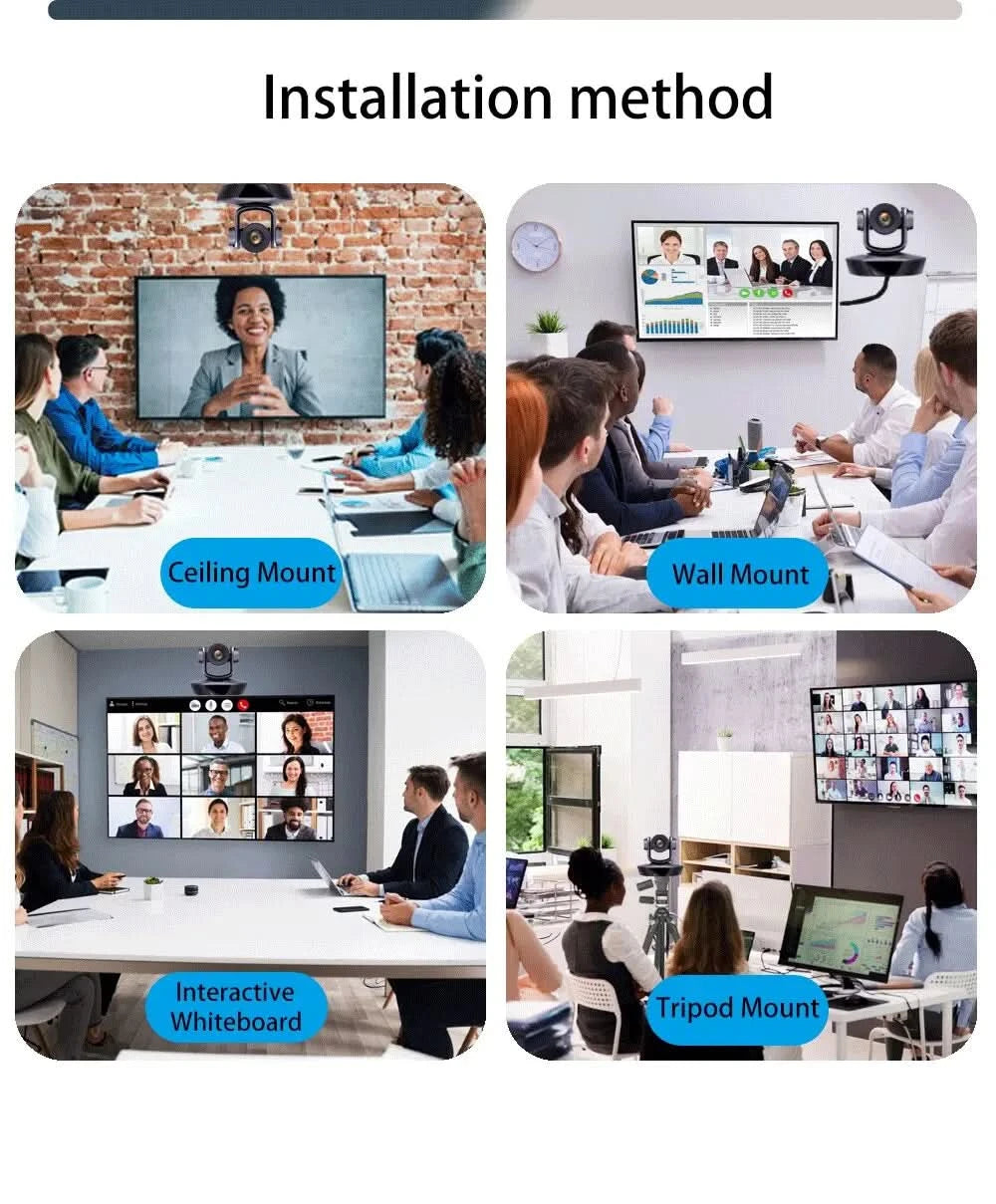 4K PTZ camera 10x 20x zoom HDMI,SDI,LAN,USB,NDI,POE,60FPS,30FPS Video conference camera Supporting church live broadcast
