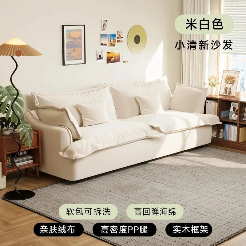 Double Floor Living Room Sofas Designer Cushion Adults Comfortable Sofa Floor Elegant Divani Da Soggiorno House Accessories