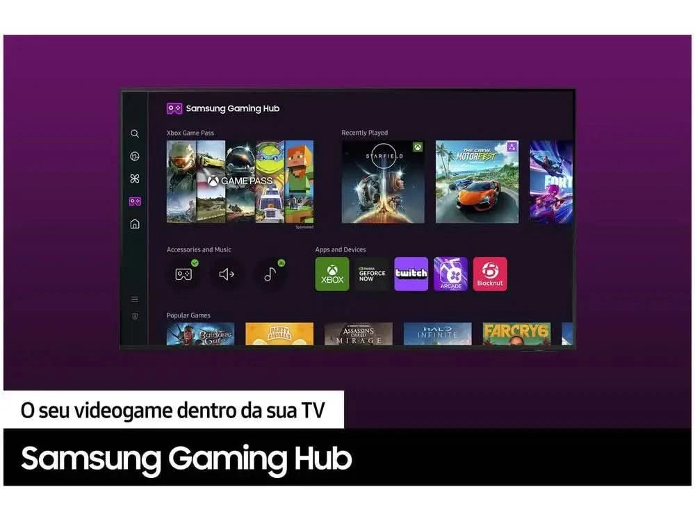 Smart TV 50 ”4K UHD LED Samsung 50DU7700