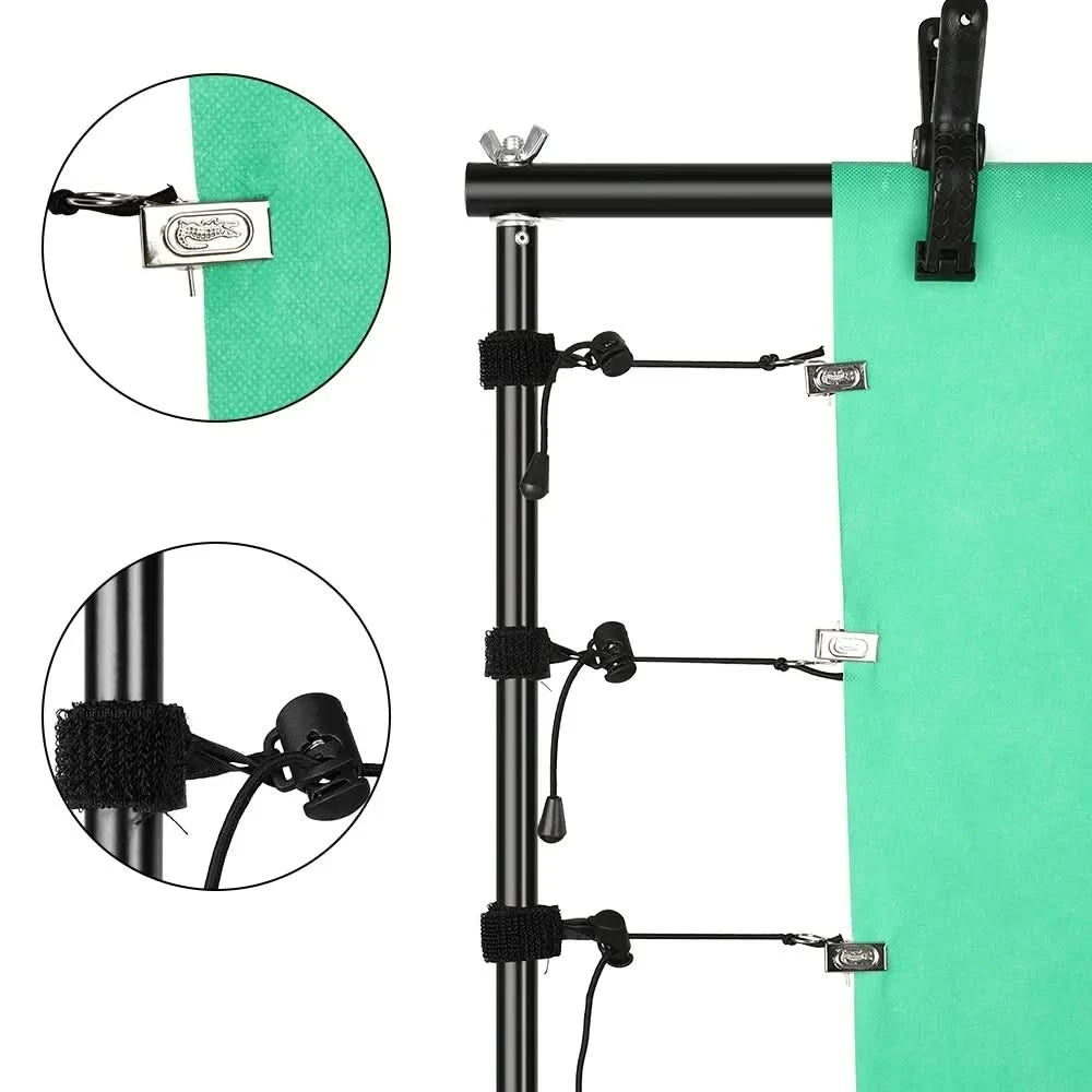 SH 2.6MX3M Photography Backdrop Stand Photo Studio Background Green Screen Backdrops Chromakey Support System With Carry Bag
