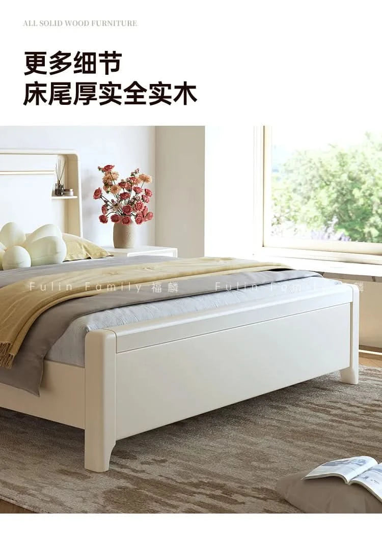 Bedside Table White Double Bed Wooden Bedding Teen Girls Queen Size Double Bed Frame High Clearance Hotel Bedroom Furnitures