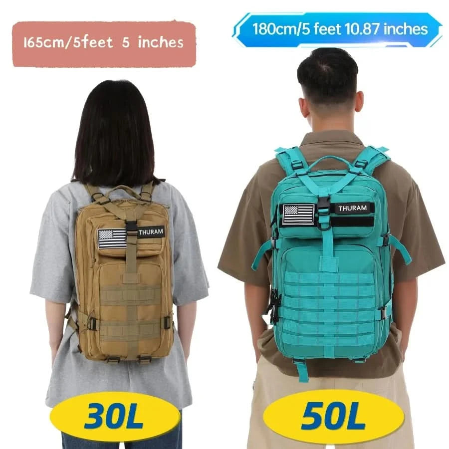 30L/50L 1000D Nylon Waterproof Trekking Fishing Hunting Bag Backpack Outdoor Rucksacks Tactical Sports Camping Hiking
