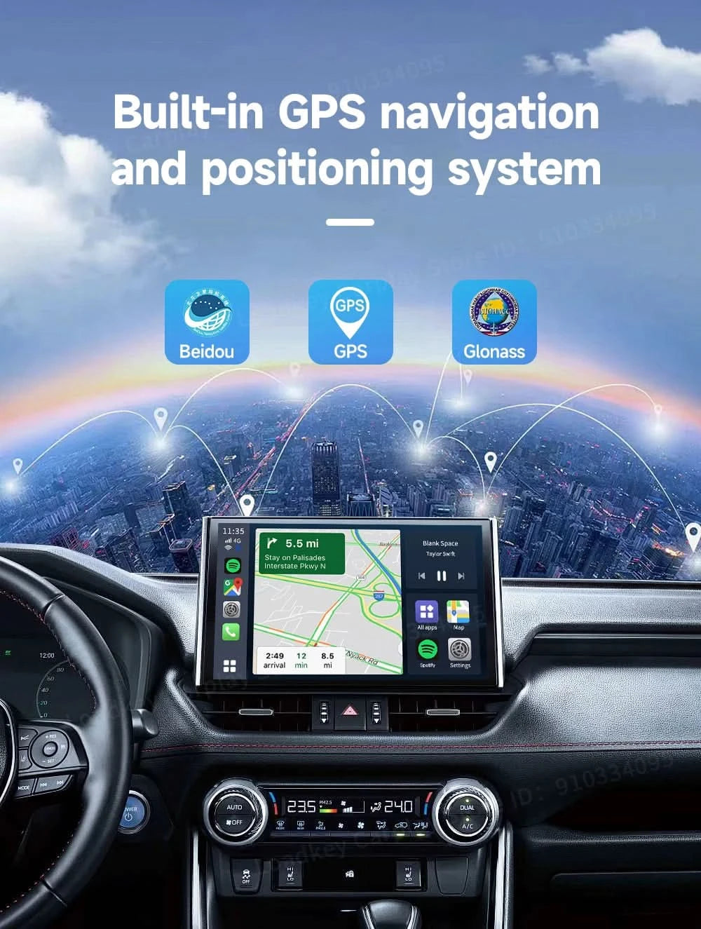 Carlinkit HDMI Output Car Tv Mate Carplay Qualcomm 6225 8-Core Android Auto Wireless Adapter Support Youtube Gps Split Screen