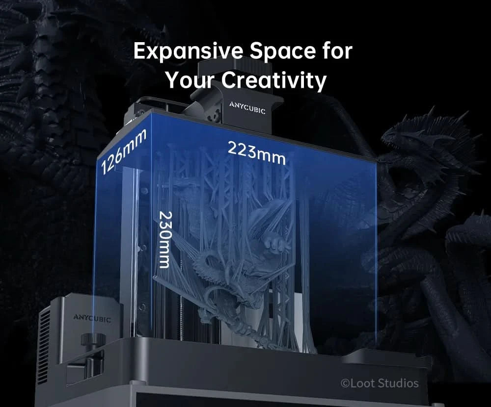ANYCUBIC Photon Mono M7 Pro 14K Speed Up to 170mm/h Mono MSLA 3D Printer 10.1'' LCD Resin 3D Printer Size223*126*230m