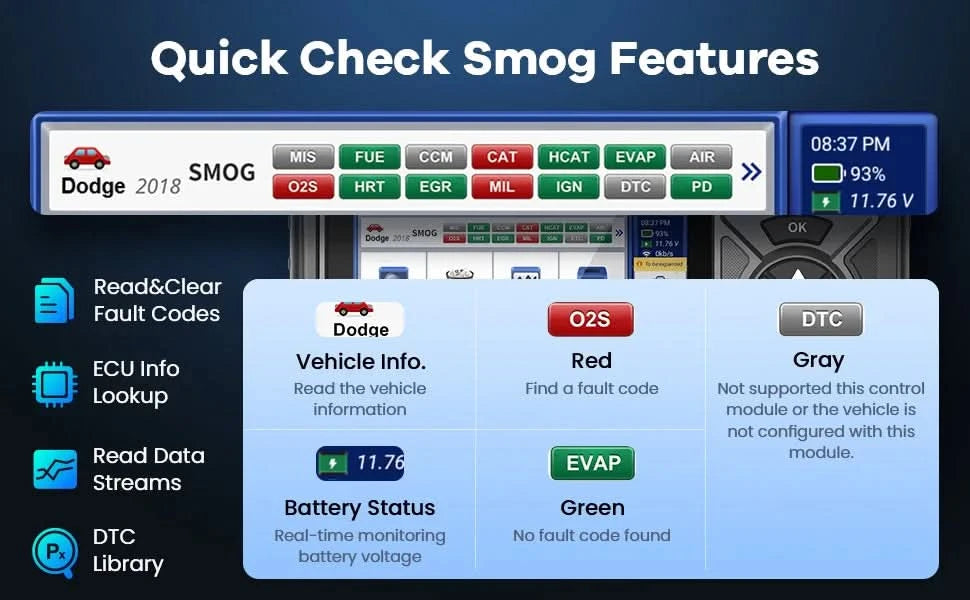 MUCAR CDE900 PRO Diagnostic tools for Auto Obd2 Coder Reader Diagnosis Cars Lifetime Free Update OBD2 Scanner Tools for Mechanic