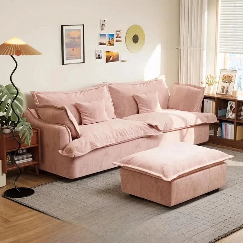 Double Floor Living Room Sofas Designer Cushion Adults Comfortable Sofa Floor Elegant Divani Da Soggiorno House Accessories