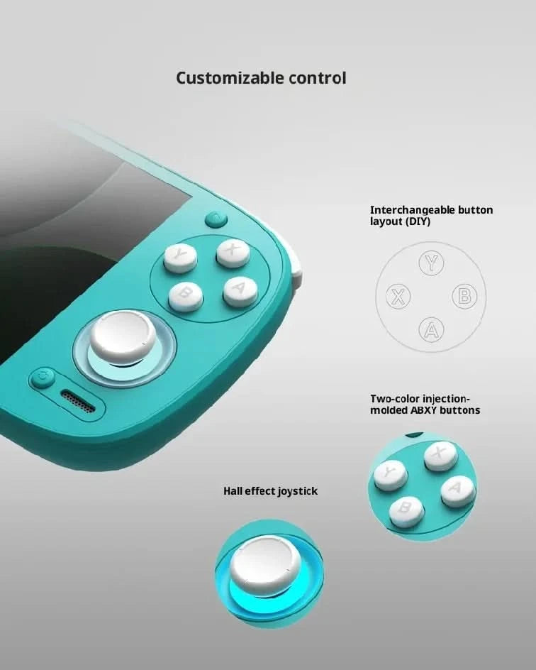 Retroid Pocket G2 Handheld Game Console Android 15 5.5 Inch 1080P AMOLED Screen 5000mAh Hall-Effect Joystick RP G2 Game Console