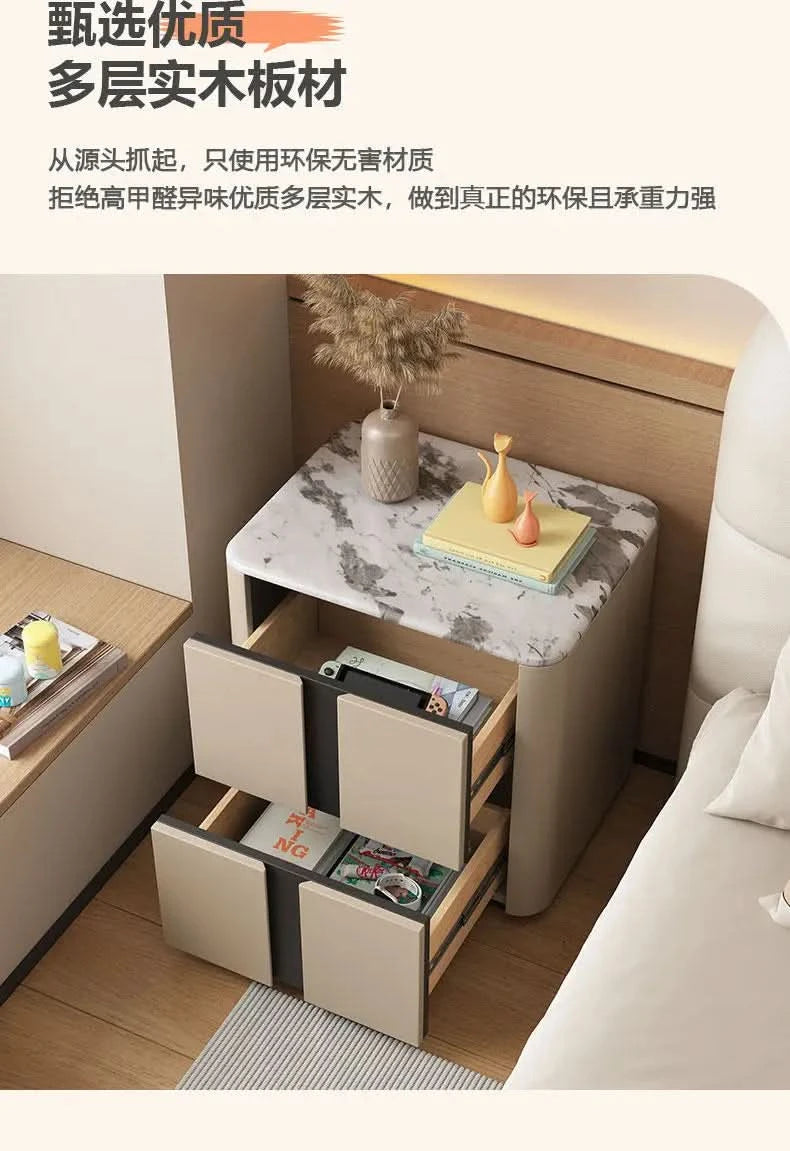Corner Luxury Bed Table Organizer Accessories Modern Adult Bedside Table Bedroom Essentials Muebles Para Hogar Room Furnitures