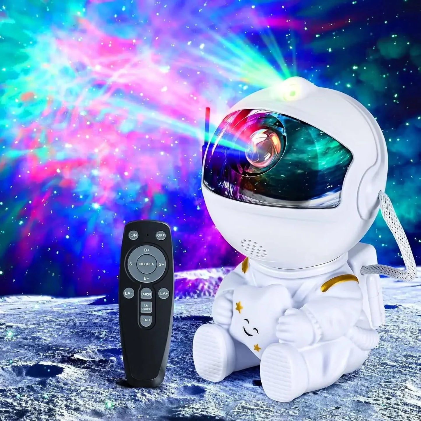 Astronaut Starry Sky Projector, Galaxy Night Light, Starry Sky Projector, LED Astronaut Light, Quarto e sala de jogos