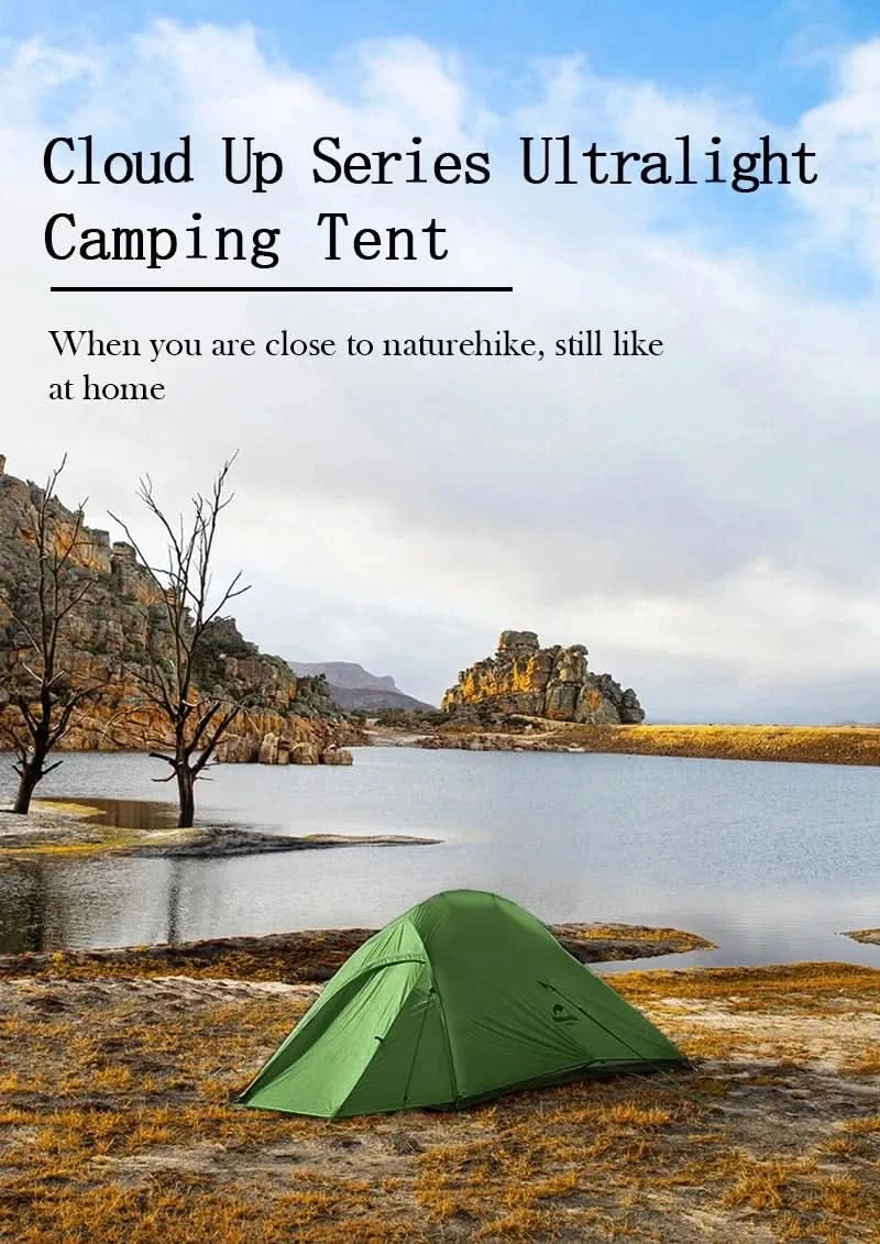 Naturehike Brazil Cloud Up 1-2-3P Camping Travel Backpack Outdoor Ultralight Waterproof Tent Camping Beach Tent
