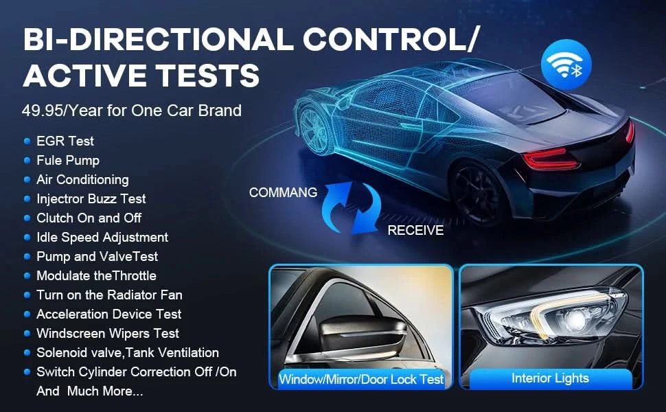 MUCAR VO6 Best Professional Car Diagnostic Tools Full System Automotive Obd2 Scanner OBD Auto Diagnosis 28 Resets Lifetime Free