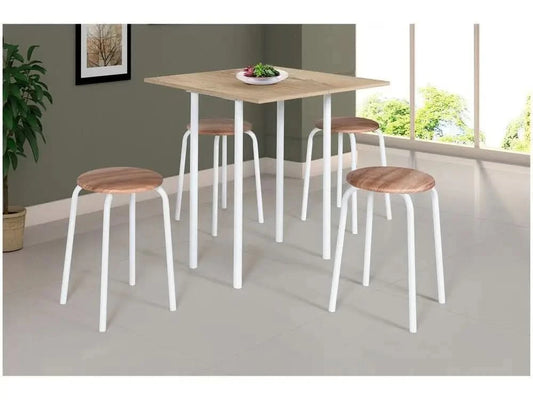 Klapptisch-Set mit 4 Hockern