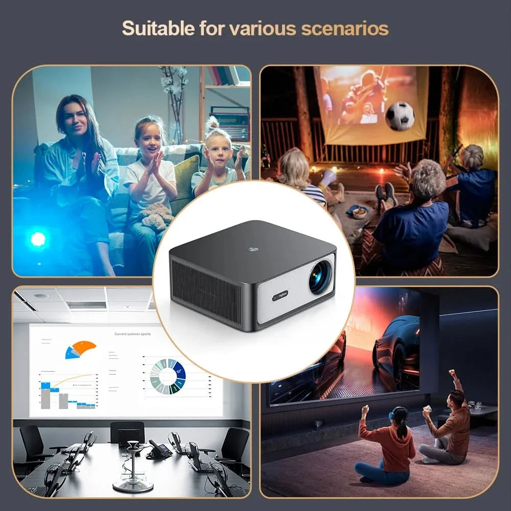 ThundeaL TD98Pro 1080P Full HD Projector 4K Android WiFi Projetor Auto Focus TD98 Pro 3D Smart Home Theater Video Outdoor Beamer