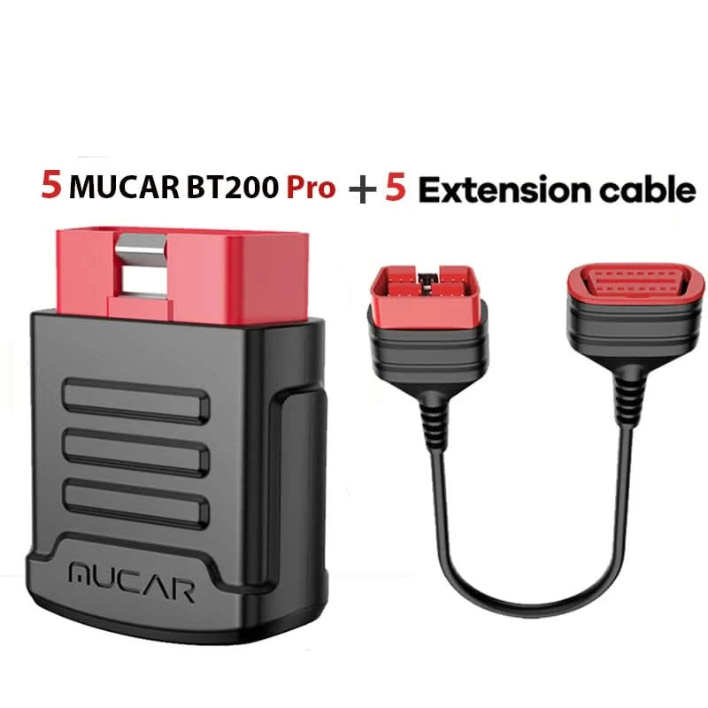 MUCAR BT200 & BT200 Pro Obd2 Diagnostic Tools Bluetooth obd 2 Scanner Automotriz Code Reader All System Diagnosis Free for Life