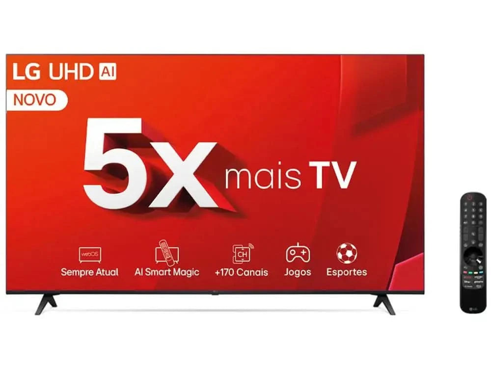 Smart TV 50 "4K LG Ultra HD 50UT8050 with Processor A5 Ger7 AI Alexa/Chromecast Integrated Game Optimizer webOS 24