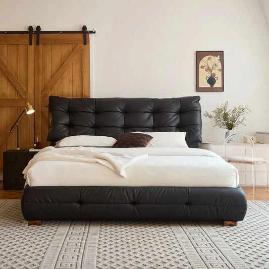 Reading Fashionable Beds Double Aesthetics Safenordic Aesthetics Bed Minimalist Comfortable Simple Wood Muebles Home Furniture