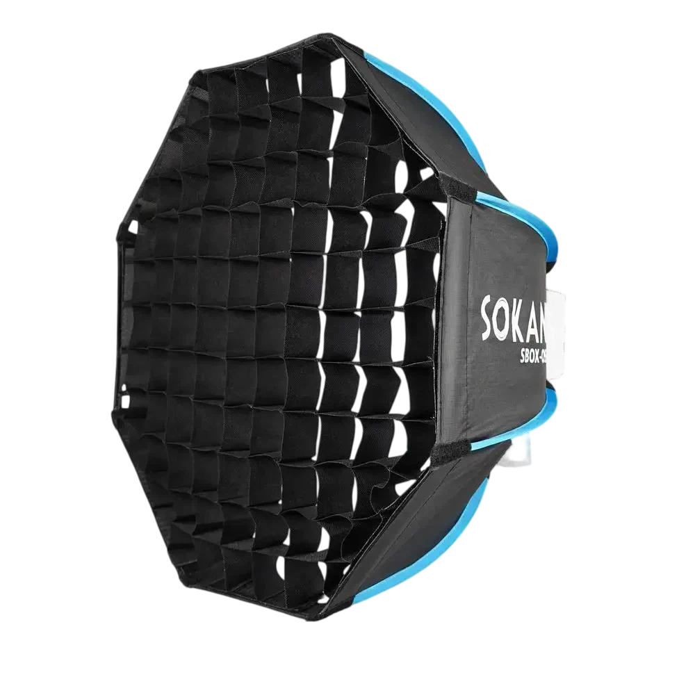 Sokani Foldable Deep Octagon Softbox 55cm Bowens Mount for Sokani X100 X60 Mini COLBOR CL60 Aputure 60X-S 200X-S LED Video Light