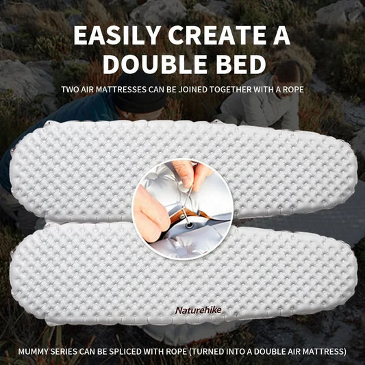 Naturehike aufblasbare Isomatte R 5.8 Outdoor tragbare faltbare Zelt Schlafmatte Einzel ultraleicht Wandern Reisen Campingmatte