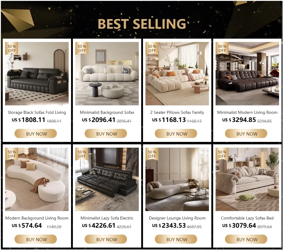 Living Room Loafer Sofas Folding Function Small Outdoor Sofas Modern Design Camas Y Muebles Para El Hogar Home Furniture