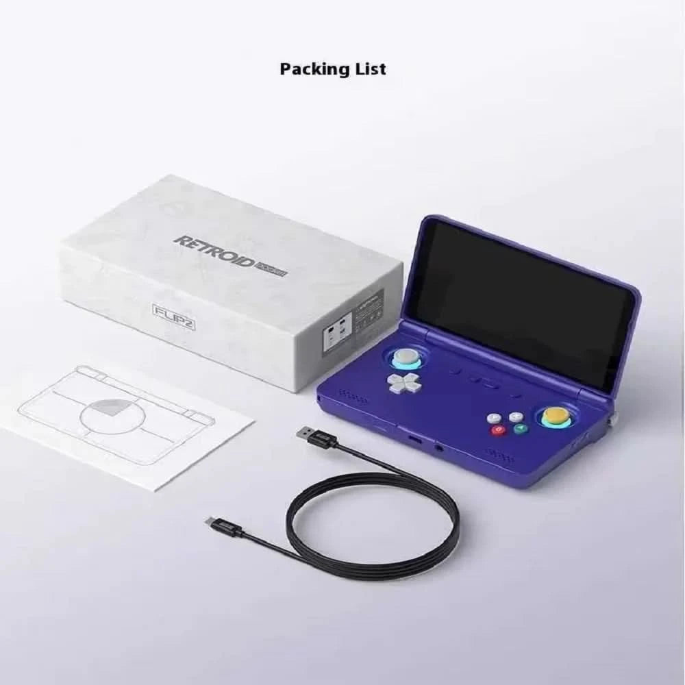 Retroid Pocket Flip 2 RP Flip 2 Retro Handheld Game Console Video Game Console 5.5''AMOLED Touch Screen PSP PS2 SD865 Android13