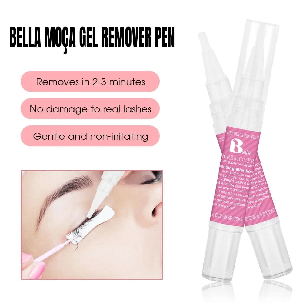 5PCS Eyelash Glue Remover 10ml Lashes Glue Remover Eyelash Extension Glue Remover No Irritating Quick Unloading Adhesive Makeup