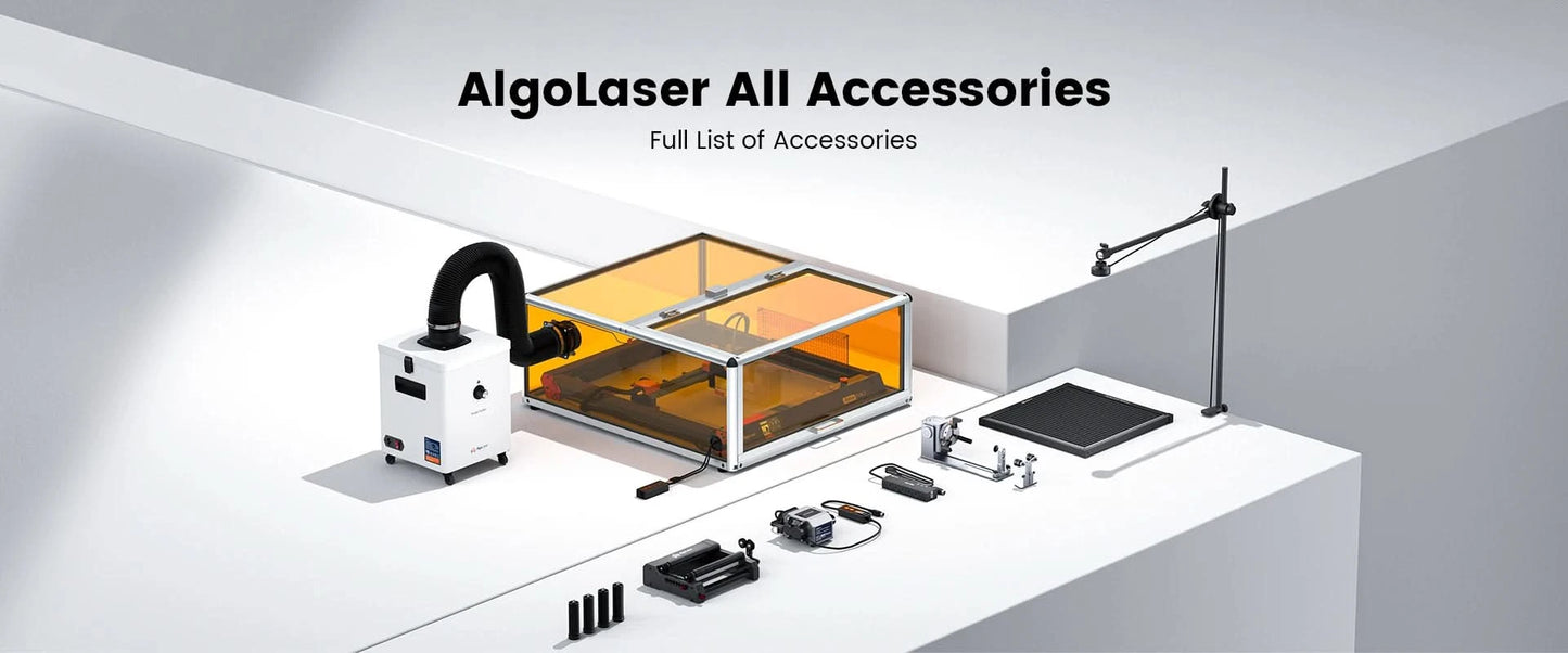 AlgoLaser DIY KIT MK2 10W for New Beginner Wood Engraving Mini Machine for DIY Crafting Glass Leather Engraving Area 400X435MM