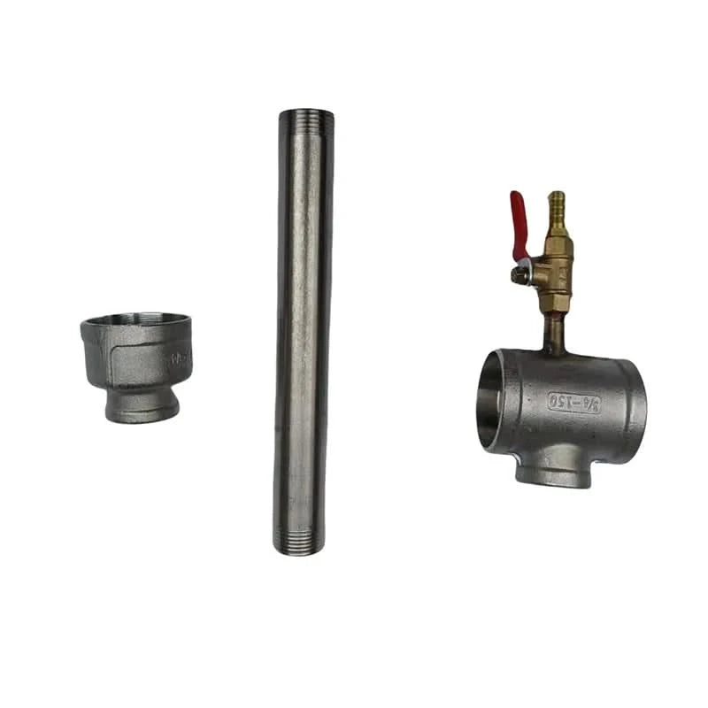 LSMIITTH Dual Gas Burner 100,000 BTU Propane Furnace Burner Forge Foundry Raku Kiln Blacksmith Assembly Flame Control System