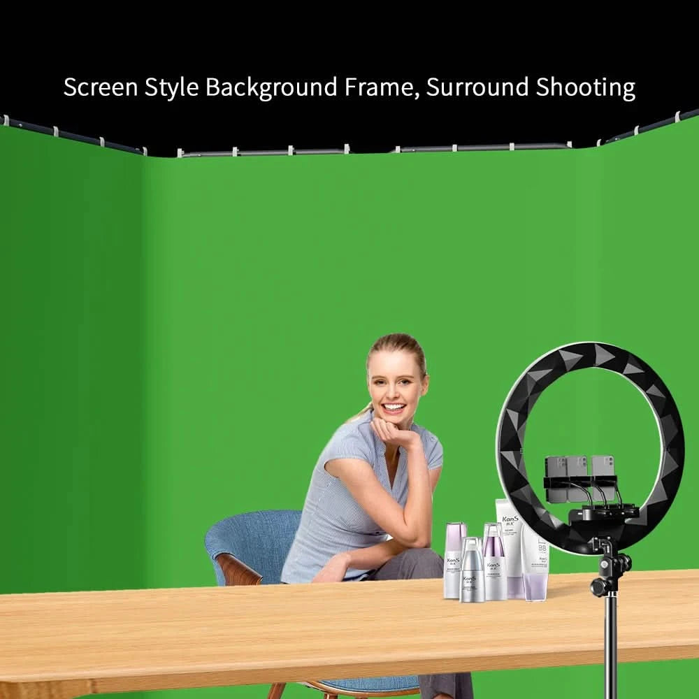 Background Stand Frame Photography Background Green Screen Wall Foldable Photo Booth Studio Background Festival Halloween Christ