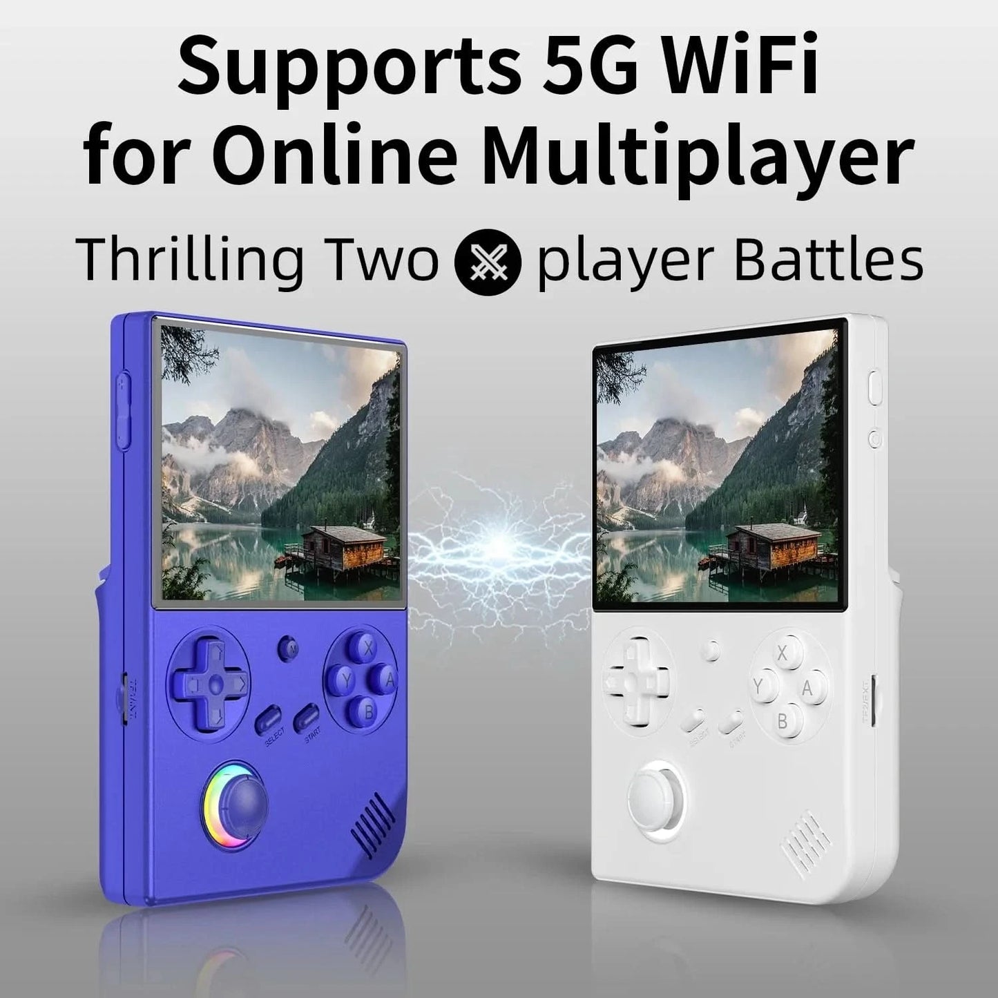 ANBERNIC RG40XXV Retro Handheld Game Console Linux 64bit System 4"IPS Screen 3200mAh RGB Joystick WIFI Video Gaming Consoles PSP