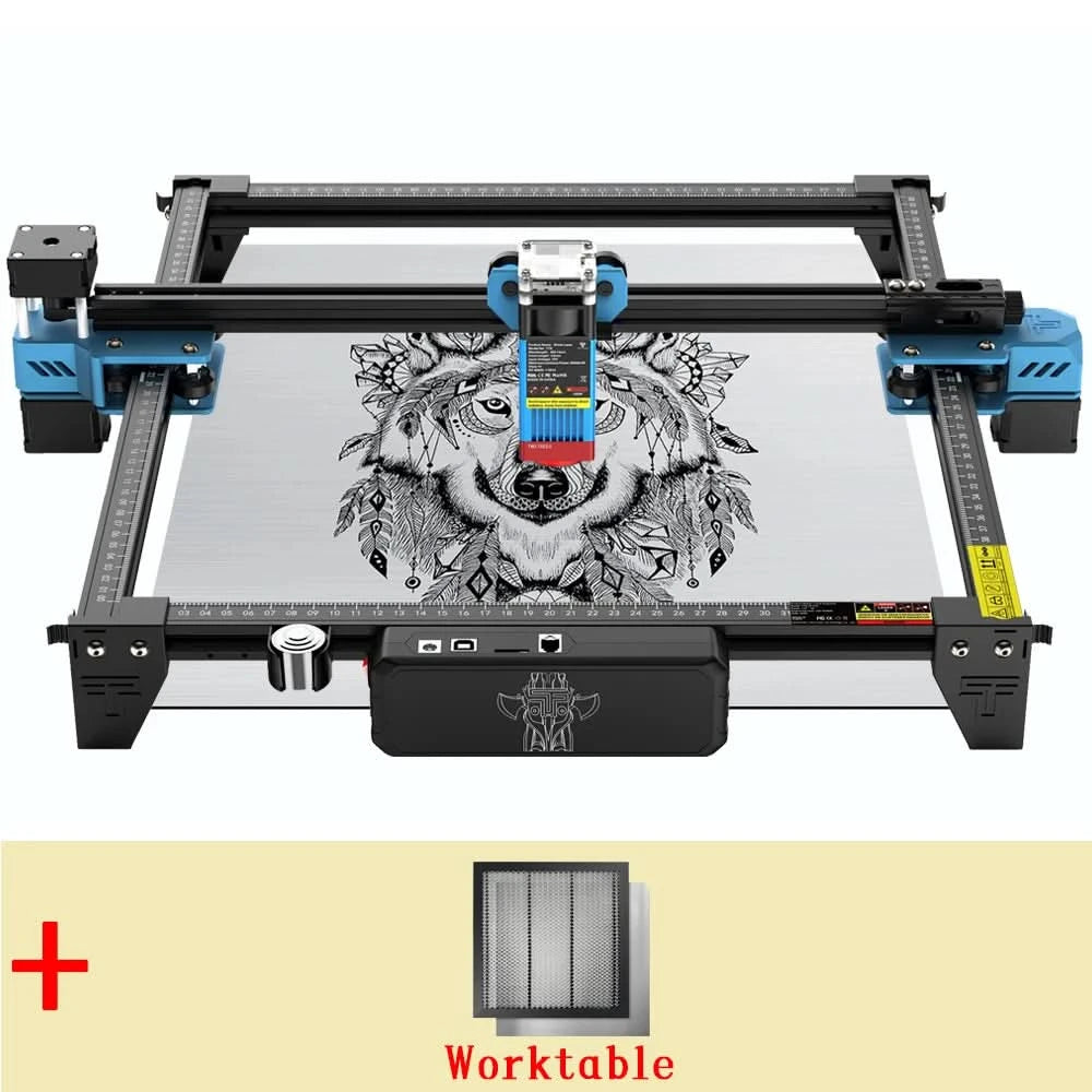 Twotrees 40W/80W Woodworking CNC Laser Engraver TTS PRO Wifi APP Control Metal Glass Ceramic Engraving Wood MDF Acrylic Cutting