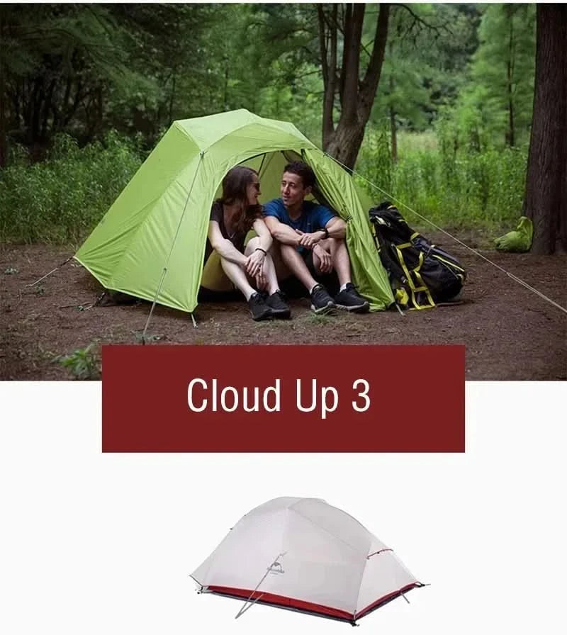 Naturehike Brazil Cloud Up 1-2-3P Camping Travel Backpack Outdoor Ultralight Waterproof Tent Camping Beach Tent