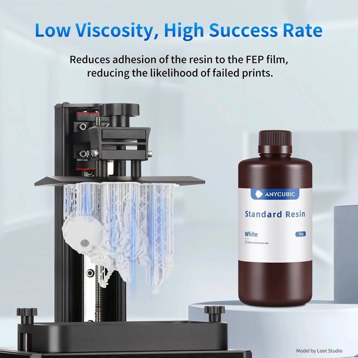 ANYCUBIC Standard Resin 3D Printer High Precision 405nm UV Curing Resin LCD 3D Printing UV Resin Materials For Photon Mono