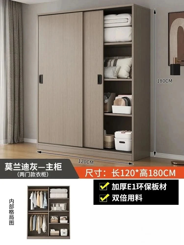 ZEco White Design Wardrobes Organizer Sliding New Bedroom Closet Wardrobe Cabinets Storage Shelf Armoires De Chambre FurnitureZ