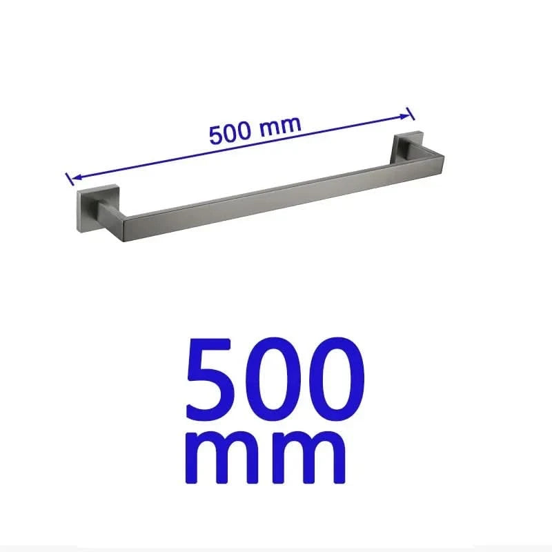 Gunmetal Stainless Steel Bathroom Accessorie Hardware Towel Rack,Toilet Paper Holder, Robe Hook, Towel Bar
