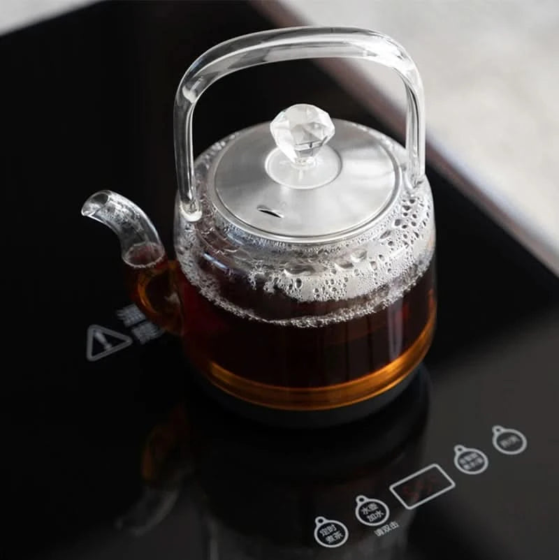 Wine Cellar Fridge Table Modern Kitchen Design Hot Water Dispenser Kettle Tea Pot Table Kungfu Tea Set