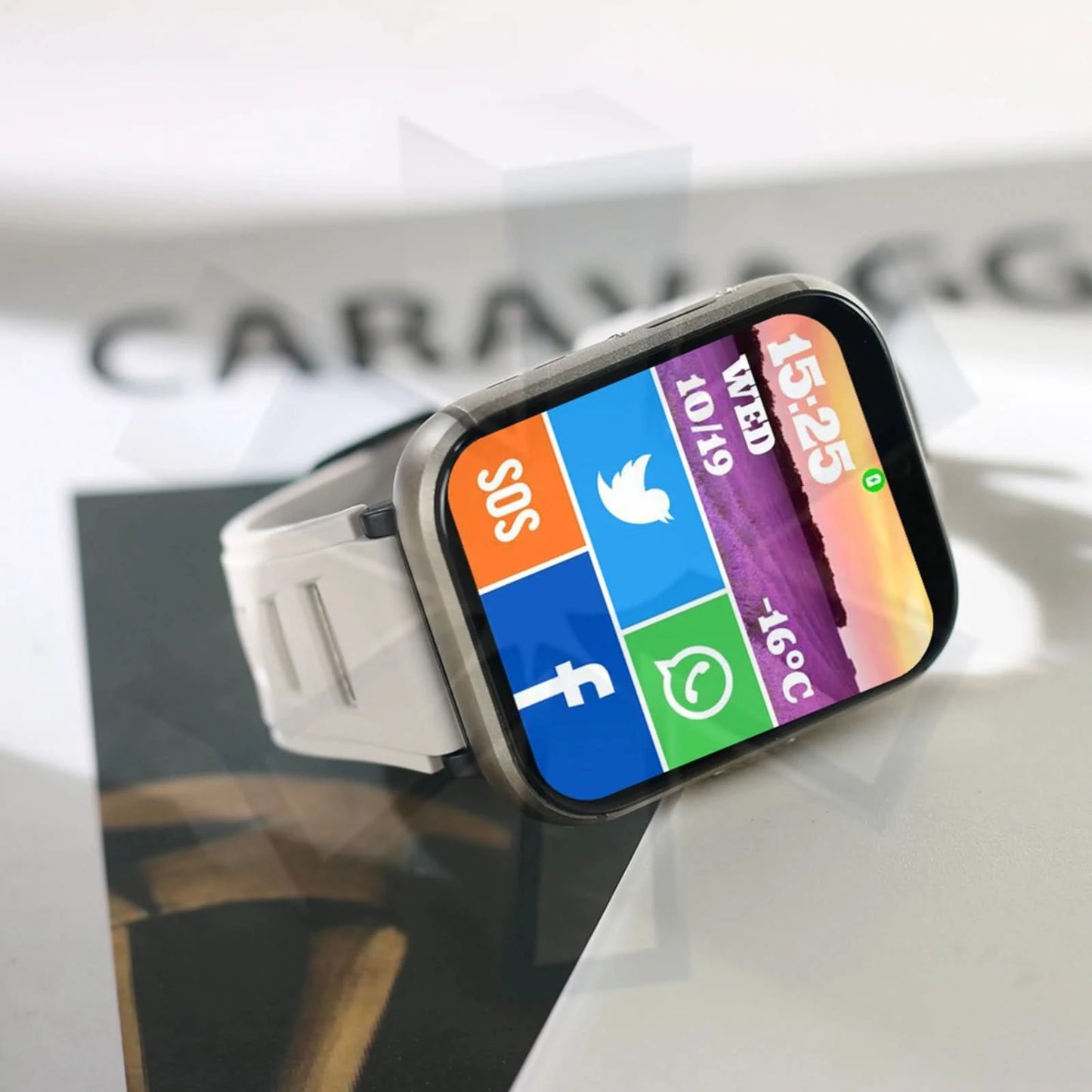 Q668 4G Smartwatch 2025 Watches 1.99 Inch Men Gift With SIM Wifi Android IOS Waterproof Outdoor GPS Smartwatch   For Xiaomi