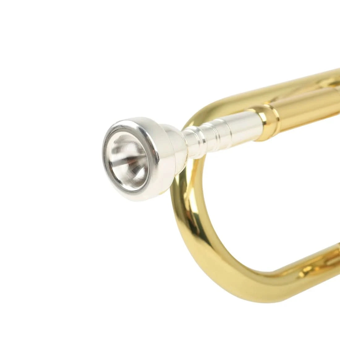 SLADE Bb Trumpet Brass body Gold-Plated B Flat Trumpet Professional Performance Brass Musical Instrument with Case Mouthpiece