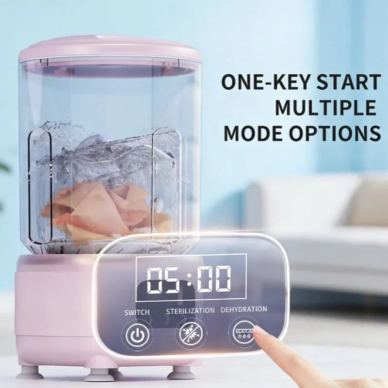 2L Wireless Mini Charging Wash in One Washing Machine Suitable for underwear, socks, pet clothes