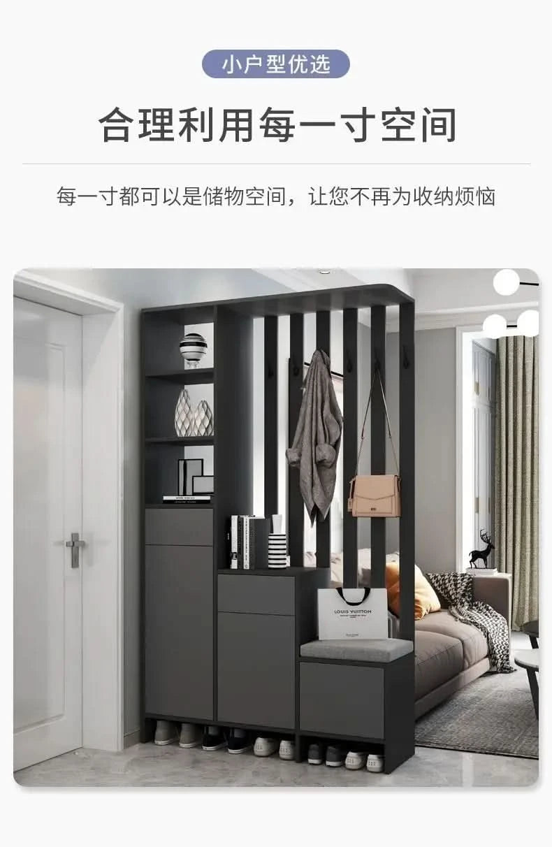 Modern simple large storage space multi-functional partition set furniture living room hall cabinetdrawer type storage Living ro